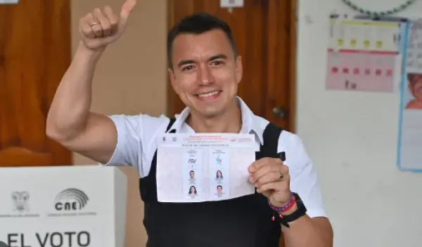 Con el 88,42 % de las actas válidas, Daniel Noboa sería el nuevo presidente