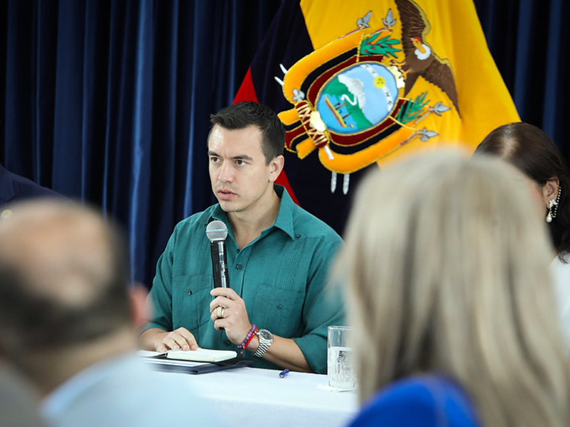 Daniel Noboa: ‘Este Gobierno quiere cumplir y tener una buena relación con los GAD’