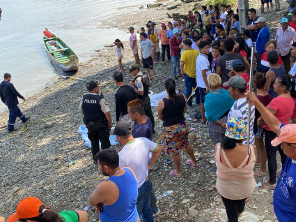 Fiscalía abrió una investigación tras hundimiento de canoa en Daule