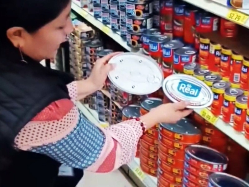 Arcsa retira 471 latas de sardinas falsificadas en Cuenca y Chordeleg
