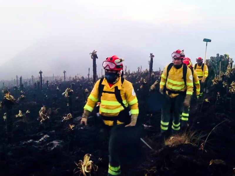 El incendio en El Ángel ya fue controlado