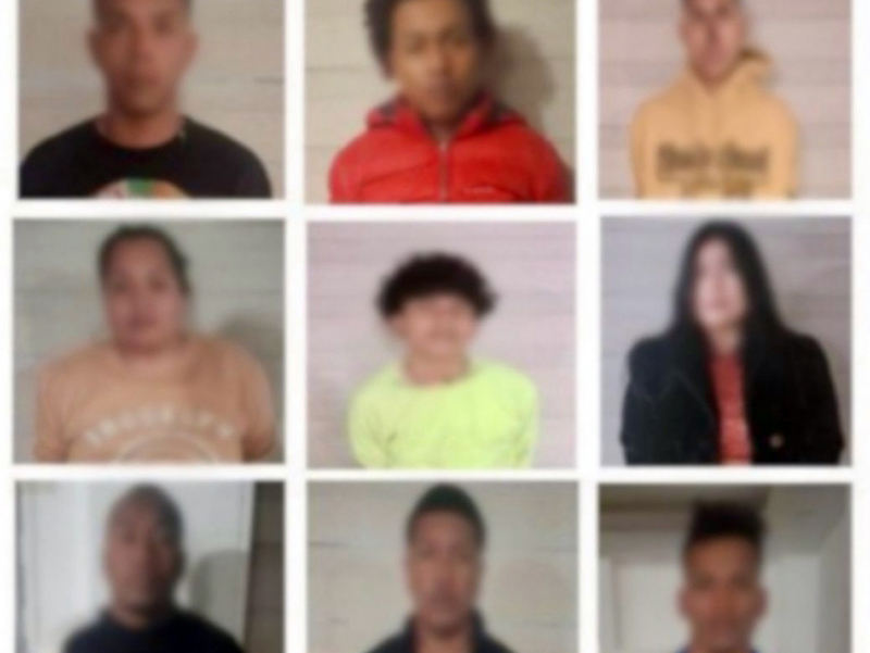 Fiscalía procesa por terrorismo a 9 presuntos integrantes de ‘Los Lobos’ 