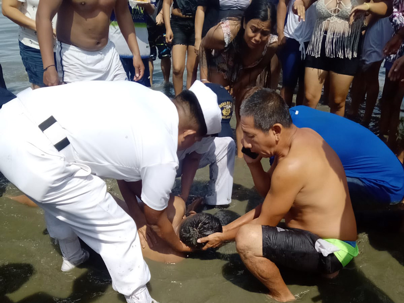 Un hombre se ahogó en una playa de Manta