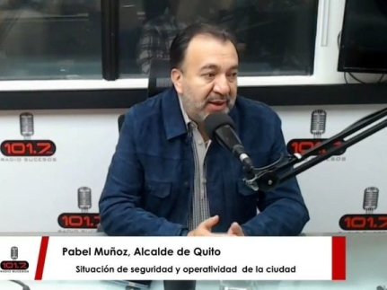 Pabel Muñoz: Continuamos trabajando de forma articulada por la seguridad de Quito