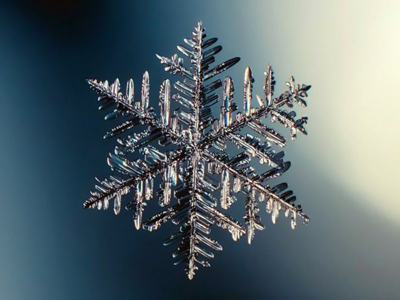 Qué nos dicen los copos de nieve sobre las leyes que rigen el universo 