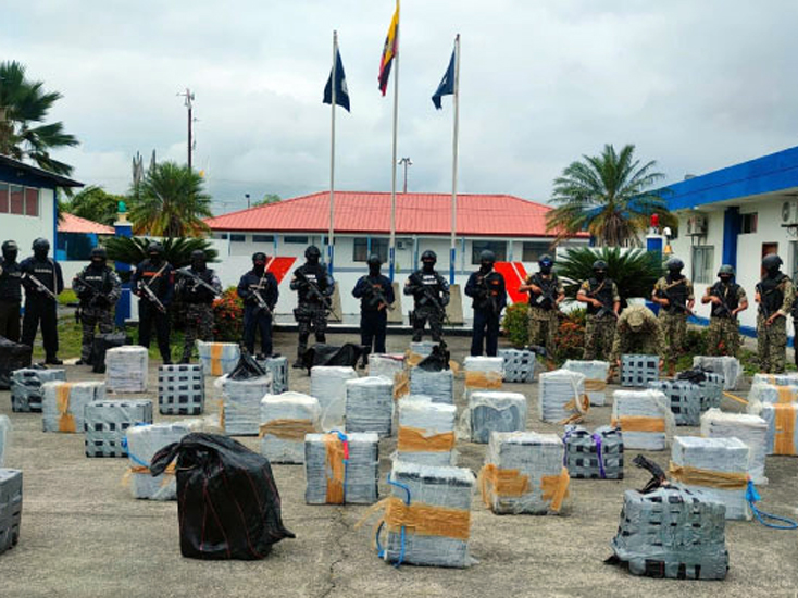 Prisión preventiva para 2 procesados por presunto tráfico de 1,4 toneladas de cocaína