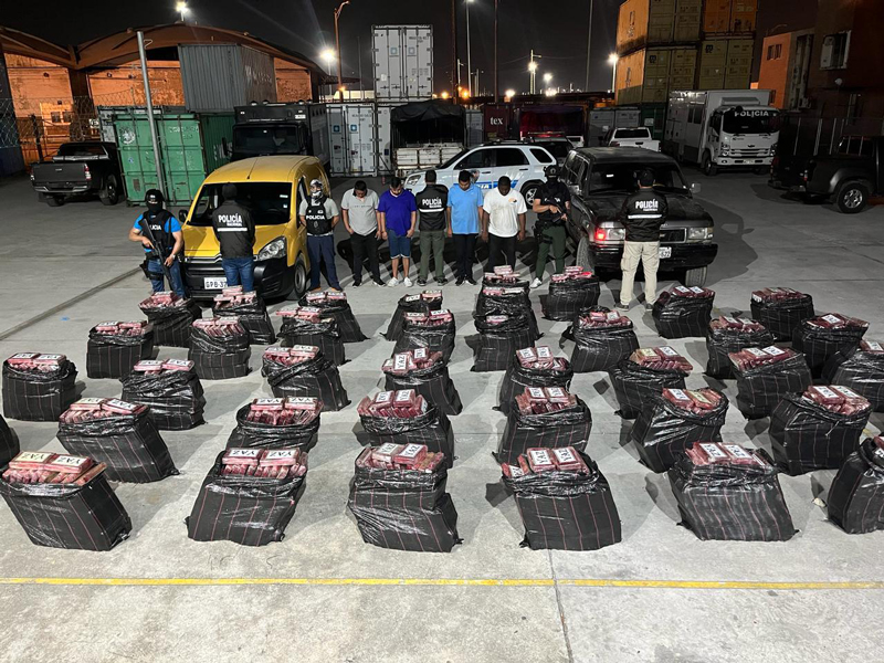 Encuentran toneladas drogas y armas en inmuebles ubicados en Daule y Pascuales