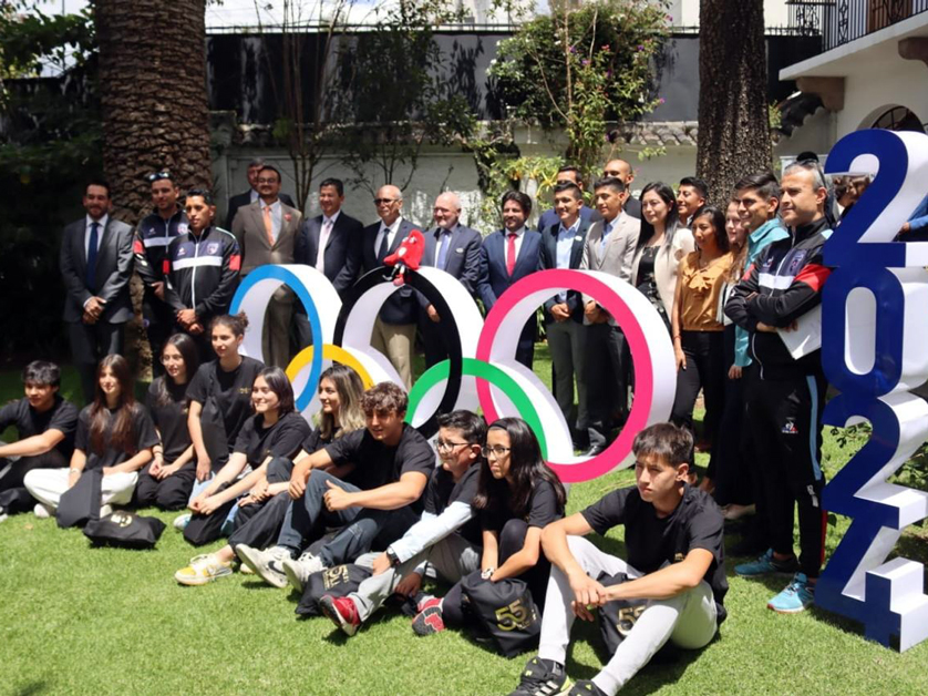Deportistas Clasificados a los Juegos Olímpicos de París 2024 recibieron un homenaje