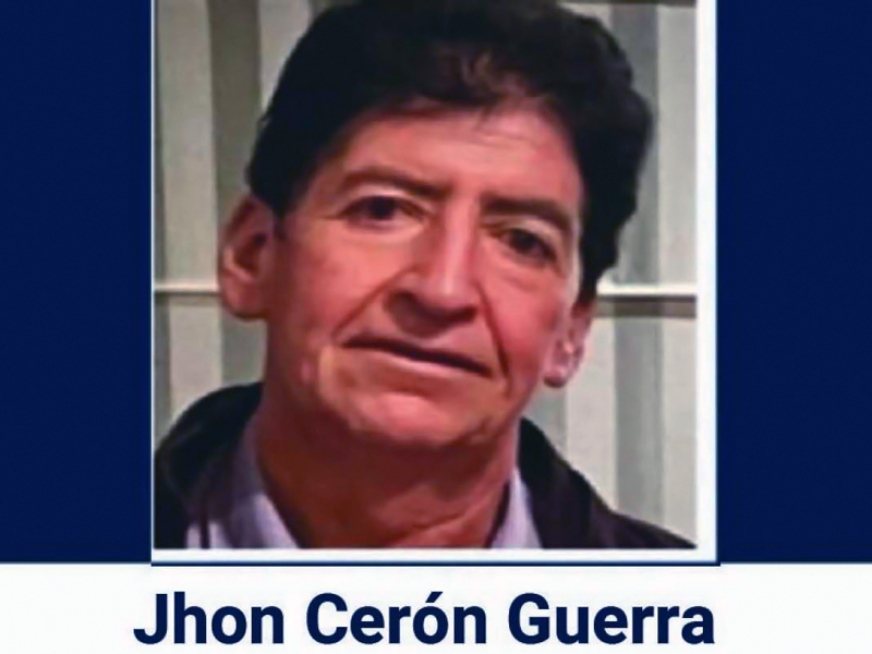 Encontraron el cuerpo de Jhon Cerón, desaparecido hace 20 días