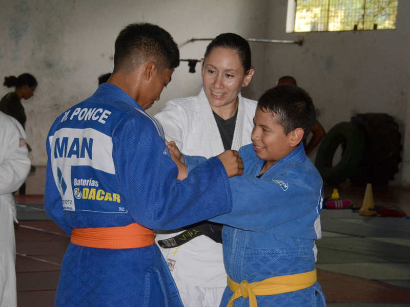 Estefanía García: de judoca olímpica a cazatalentos en Portoviejo