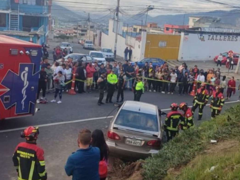 Cinco personas resultaron heridas en un siniestro de tránsito en Quito
