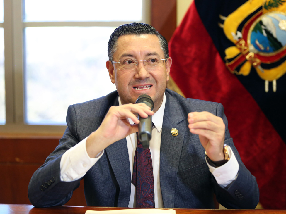 Iván Saquicela pide una extensión para su cargo como presidente de la Corte Nacional