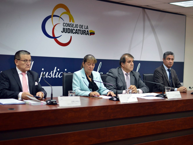 Jueces nacionales que culminaron sus periodos serán reemplazados por conjueces temporales