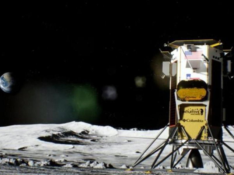 Odiseo hace historia al convertirse en el primer módulo privado que aterriza con éxito en la Luna