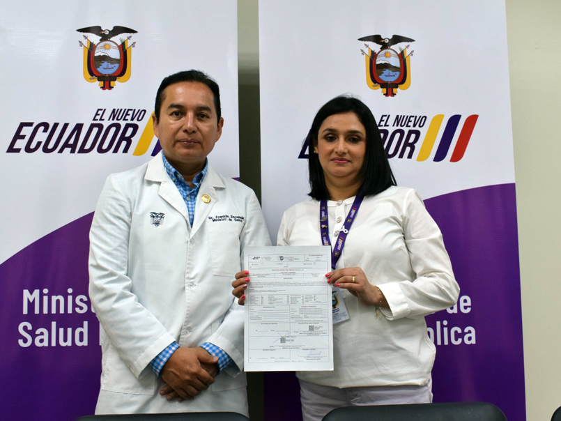 MSP posesiona a Wendy Gavica como viceministra de Atención Integral en Salud
