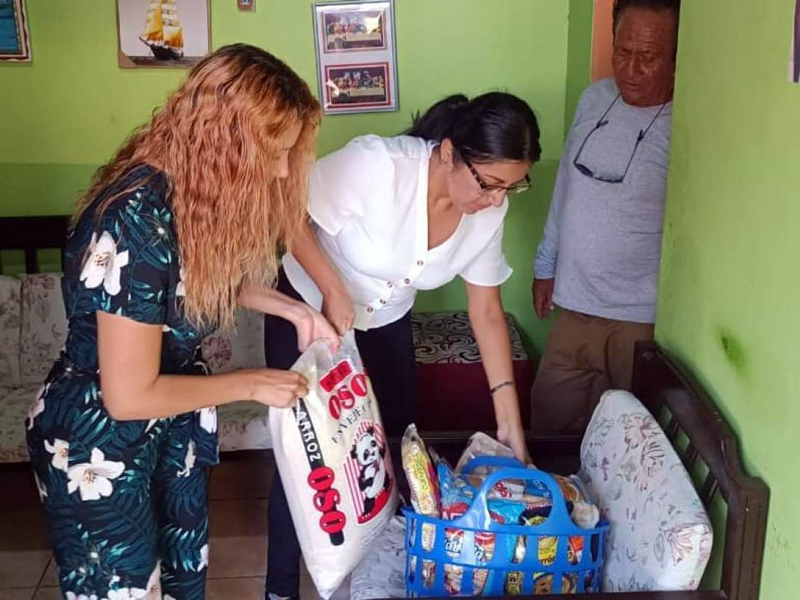 MIES recepta donaciones en sus oficinas, para afectados por las lluvias en Ecuador