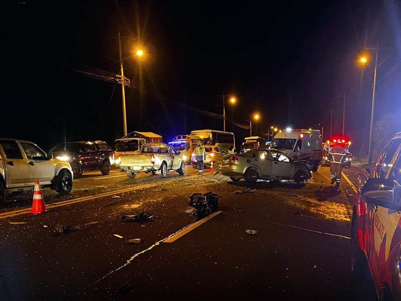 Dos personas fallecen tras choque en la Panamericana Sur