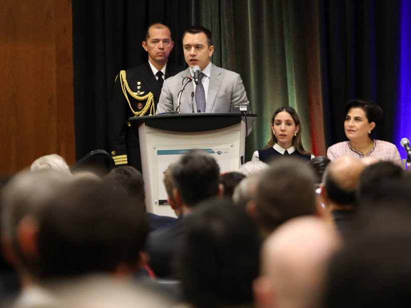 Noboa promueve inversión minera sostenible durante ‘Ecuador Day”, en Toronto