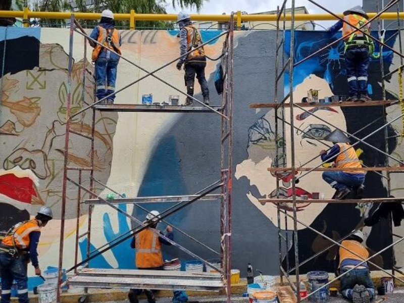 El intercambiador de la Plaza Argentina tendrá nuevos murales