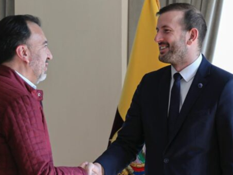 Alcaldía socializa el proyecto de complejo ambiental al comisario europeo de medioambiente