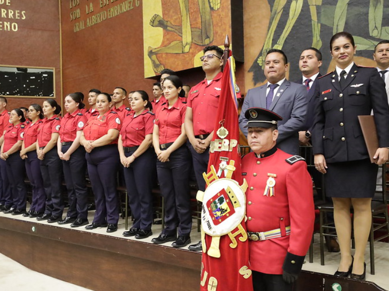 Asamblea declaró ‘Benemérito’ al Cuerpo de Bomberos de la ciudad de Portoviejo