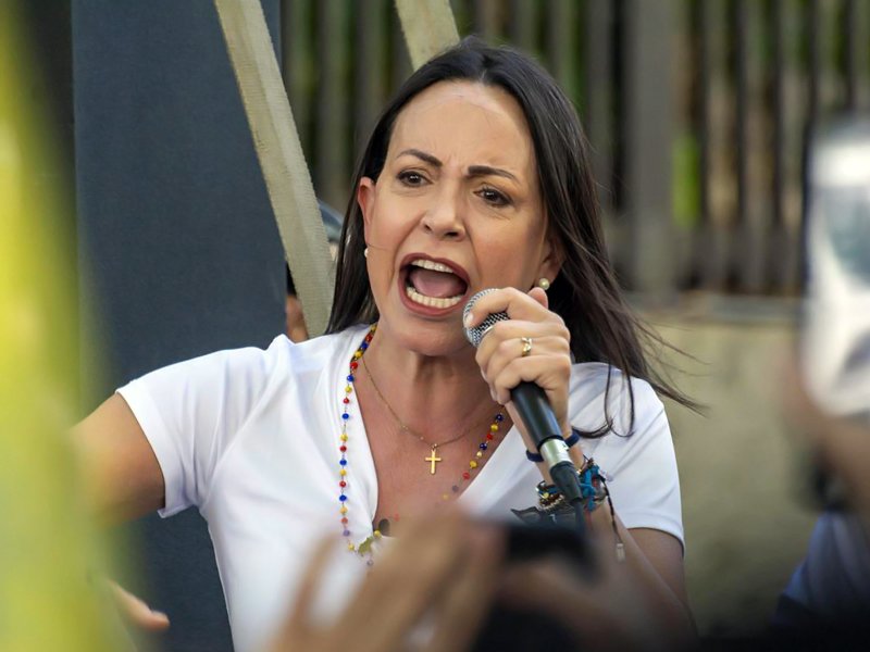 María Corina Machado mantiene el pulso al chavismo y hace campaña para las presidenciales de Venezuela