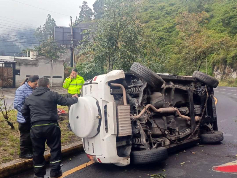 Alrededor de 36 siniestros de tránsito se han registrado en Quito, en dos días