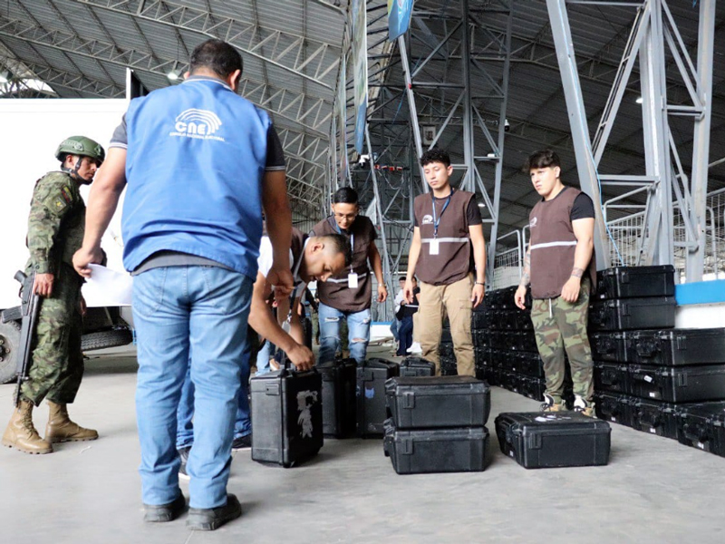CNE distribuye 2.084 kits técnicos para el Simulacro Electoral