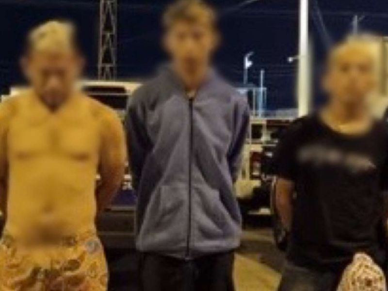 Policía Nacional: Tres aprehendidos en flagrancia por asesinato