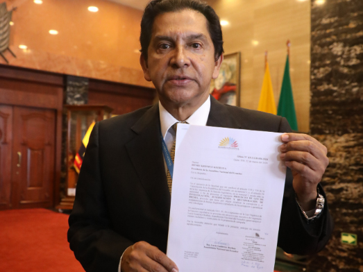Lucio Gutiérrez presenta proyecto de ley de investigación y recuperación de bienes