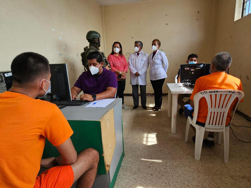 MSP cumple campaña de tamizaje para privados de libertad contra la tuberculosis y otras afecciones