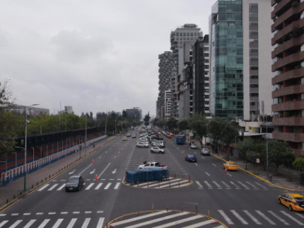 Inicia la pacificación vial en la av. Los Shyris