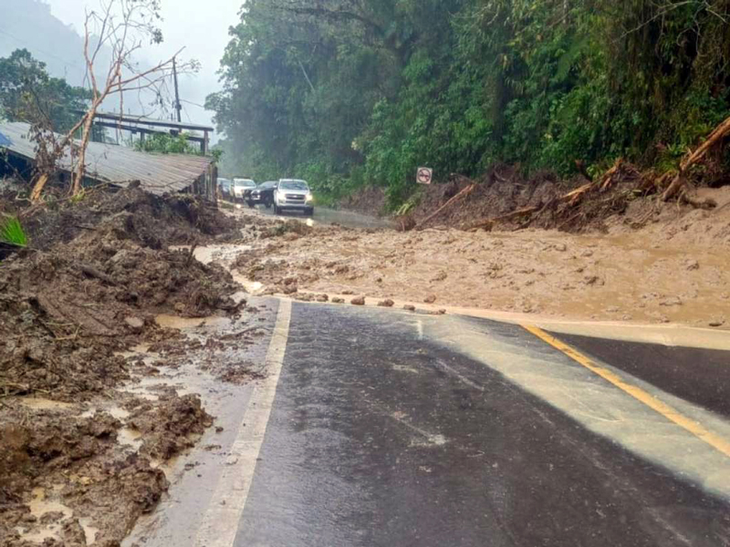 Cerrada la vía El Chaco – Lago Agrio