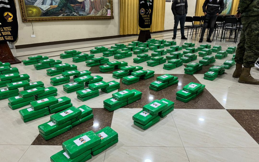 Una tonelada y media de droga es incautada por la policía en El Oro