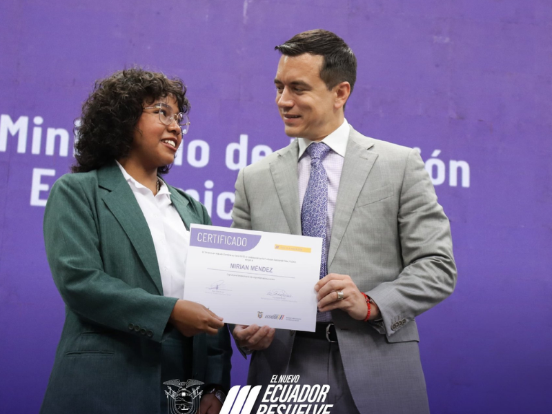 Daniel Noboa: ‘Los jóvenes marcaron mi elección como presidente