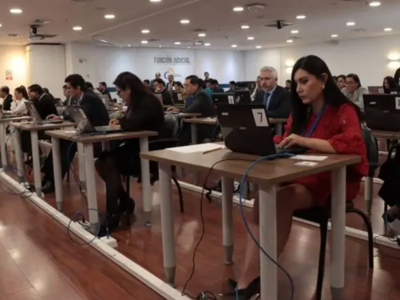 Suspenden concurso de selección de jueces de la Corte Nacional de Justicia