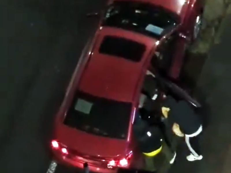 Así fue el robo a un local en la av. República del Salvador en Quito