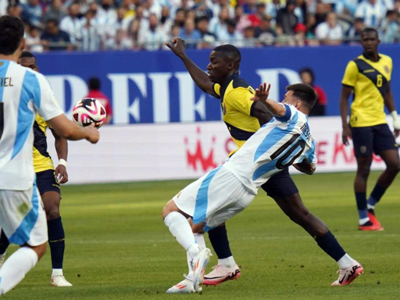 Ecuador perdió ante Argentina en Chicago