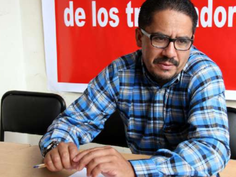 «Es una burla el reglamento para el nuevo contrato colectivo». José Villavicencio del FUT