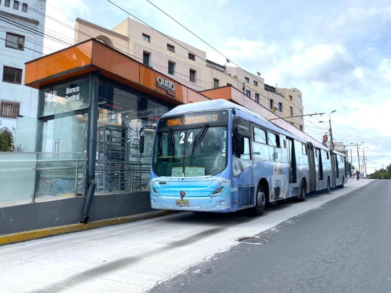 Cuatro paradas del trolebús serán cerradas desde el 25 de junio