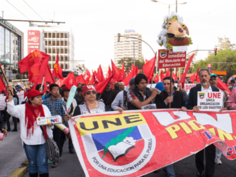 UNE anuncia movilizaciones desde el 4 de julio