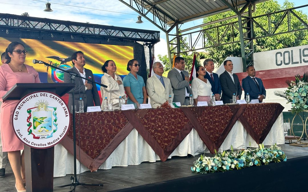 La ciudad de Jama en Manabí, celebró sus 26 años de cantonización